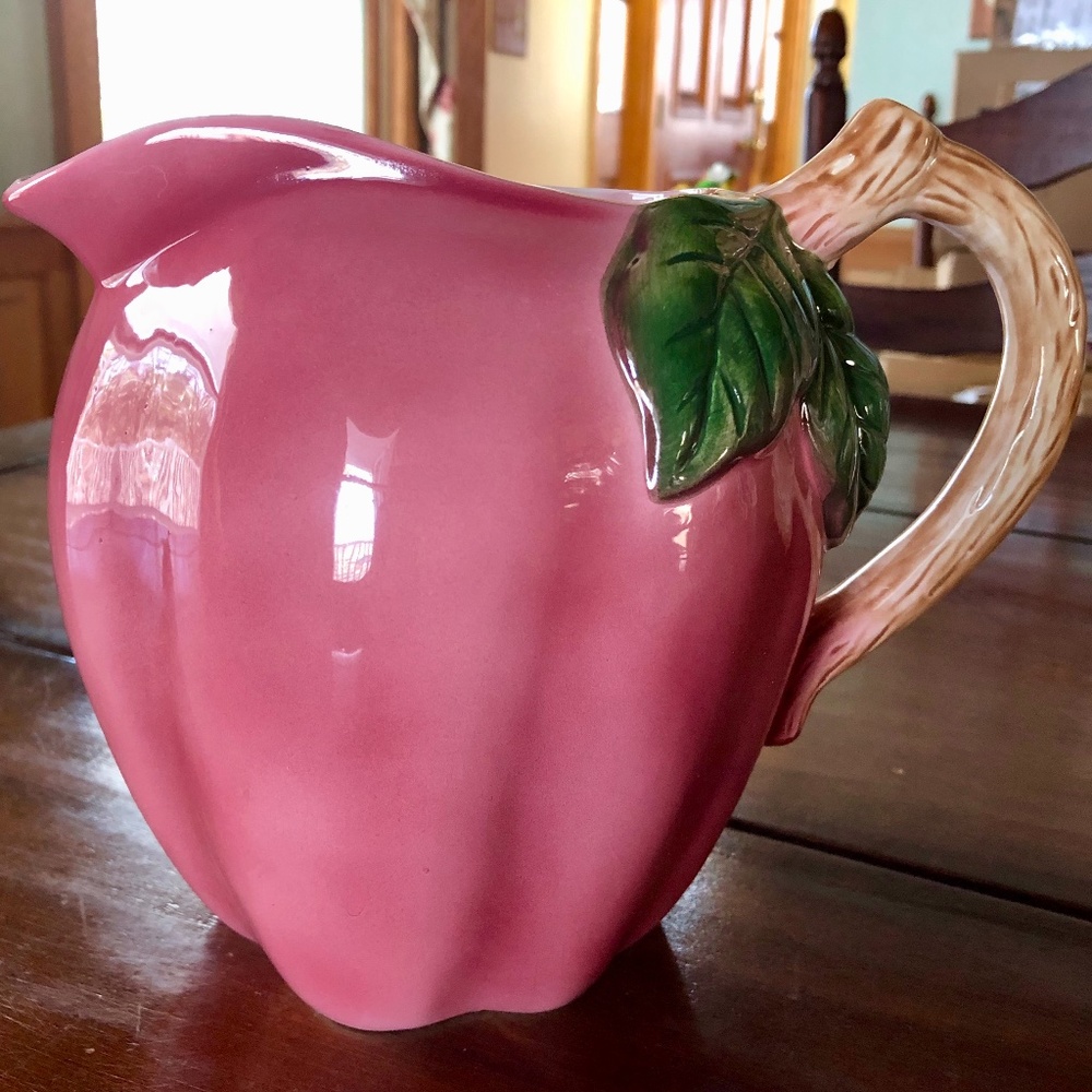 Red Apple Shaped Pitcher from Pottery Barn